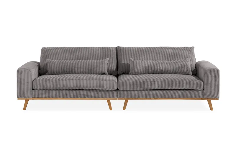Copenhagen 4-sits Manchestersoffa - Mörkgrå - Products - Möbler - Soffa - 4 sits soffa