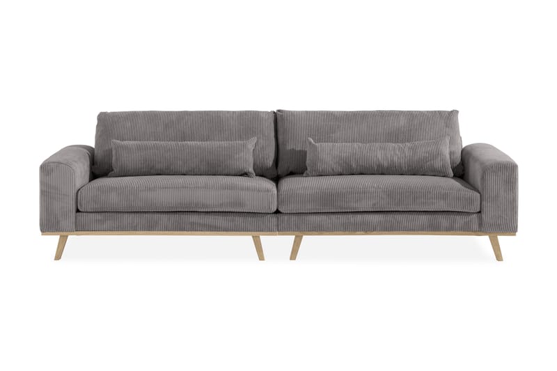Copenhagen 4-sits Manchestersoffa, Mörkgrå