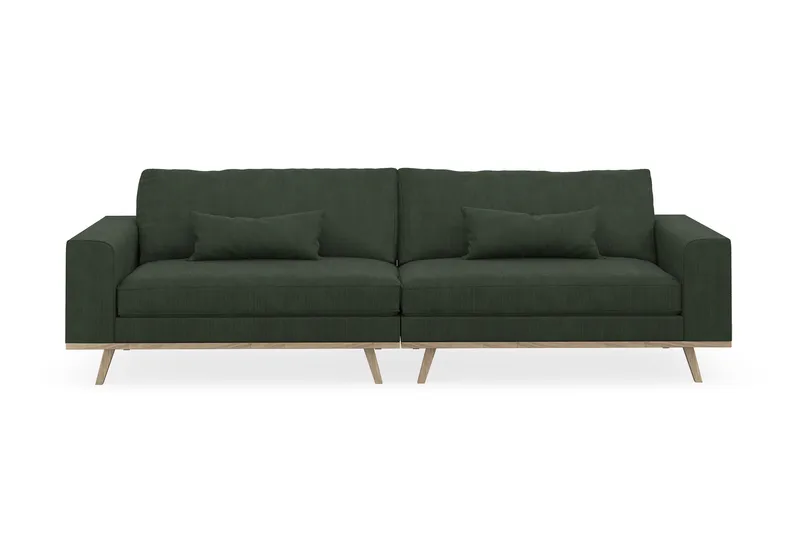 Copenhagen 4-sits Manchestersoffa - Mörkgrön - Products - Möbler - Soffa - 4 sits soffa