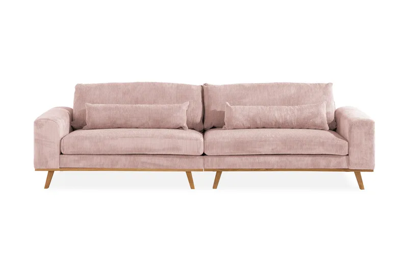 Copenhagen 4-sits Manchestersoffa - Rosa - Products - Möbler - Soffa - 4 sits soffa