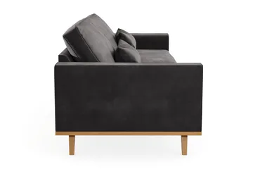 Copenhagen 4-sits Sammetssoffa - Mörkgrå - Products - Möbler - Soffa - Sammetssoffa