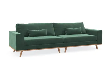 Copenhagen 4-sits Sammetssoffa - Mörkgrön - Products - Möbler - Soffa - Sammetssoffa