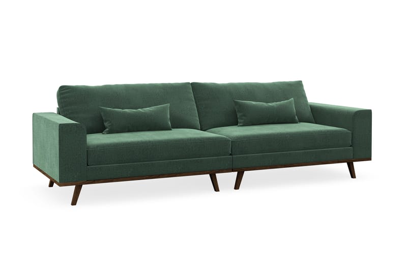 Copenhagen 4-sits Sammetssoffa - Mörkgrön - Products - Möbler - Soffa - Sammetssoffa