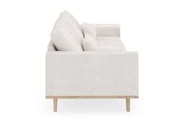 Copenhagen 4-sits Soffa i Bouclé - Vit - Products - Möbler - Soffa - 4 sits soffa
