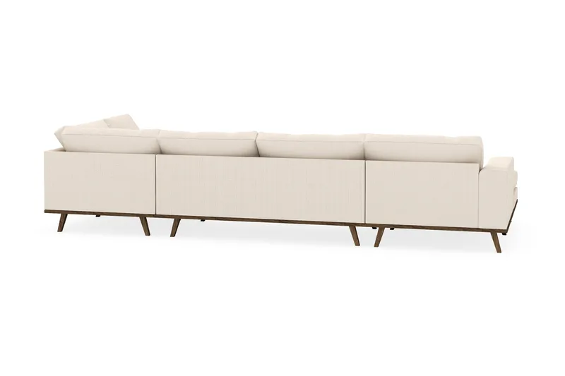 Copenhagen 5-sits Högervänd U-formad Soffa med Divan och Schäslong i Manchester - Beige - Products - Möbler - Soffa - U-soffa