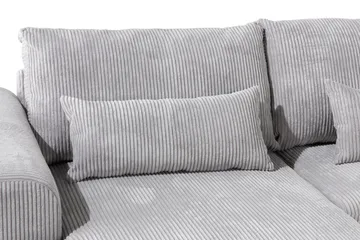 Copenhagen 5-sits Högervänd U-formad Soffa med Divan och Schäslong i Manchester - Ljusgrå - Products - Möbler - Soffa - U-soffa