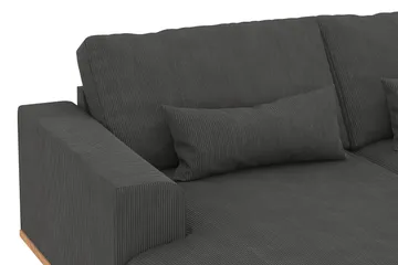 Copenhagen 5-sits Högervänd U-formad Soffa med Divan och Schäslong i Manchester - Mörkgrå - Products - Möbler - Soffa - U-soffa