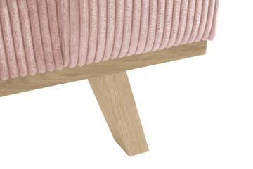 Copenhagen 5-sits Högervänd U-formad Soffa med Divan och Schäslong i Manchester - Rosa - Products - Möbler - Soffa - U-soffa