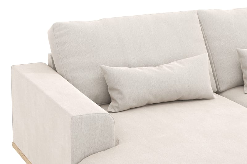 Copenhagen 5-sits Högervänd U-formad Soffa med Divan och Schäslong i Sammet - Krämvit - Products - Möbler - Soffa - Sammetssoffa