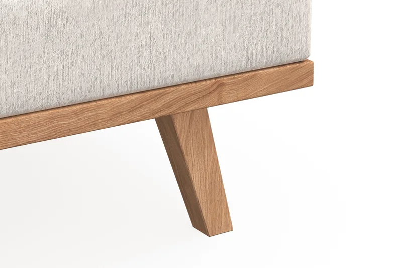 Copenhagen 5-sits Högervänd U-formad Soffa med Divan och Schäslong i Sammet - Krämvit - Products - Möbler - Soffa - Sammetssoffa