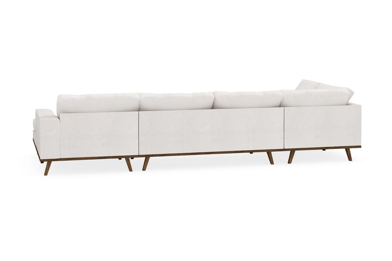 Copenhagen 5-sits Vänstervänd U-formad Soffa med Divan och Schäslong i Bouclé - Vit - Products - Möbler - Soffa - U-soffa