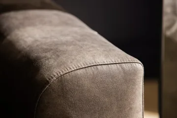 Copenhagen 5-sits Vänstervänd U-formad Soffa med Divan och Schäslong i Konstläder - Mörkgrå - Products - Möbler - Soffa - Skinnsoffa
