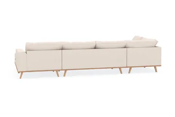 Copenhagen 5-sits Vänstervänd U-formad Soffa med Divan och Schäslong i Manchester - Beige - Products - Möbler - Soffa - U-soffa