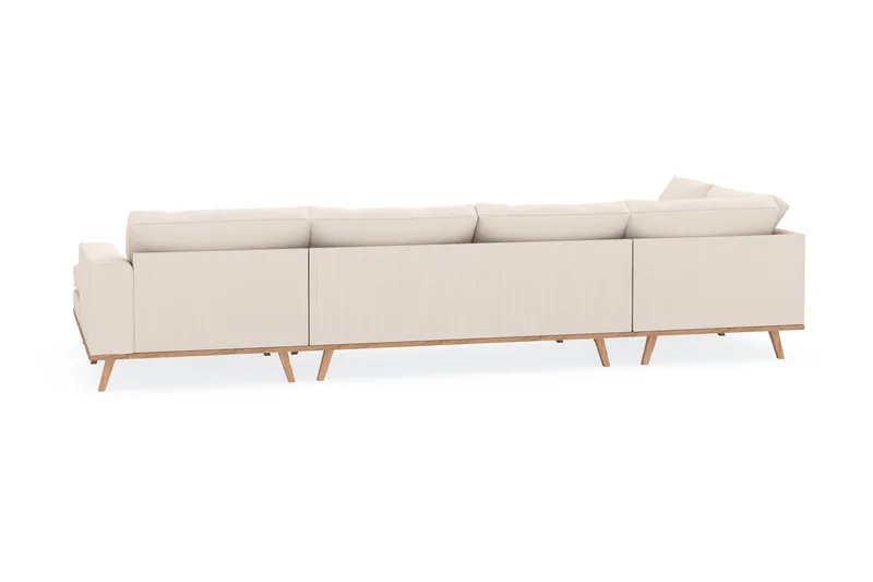 Copenhagen 5-sits Vänstervänd U-formad Soffa med Divan och Schäslong i Manchester - Beige - Products - Möbler - Soffa - U-soffa