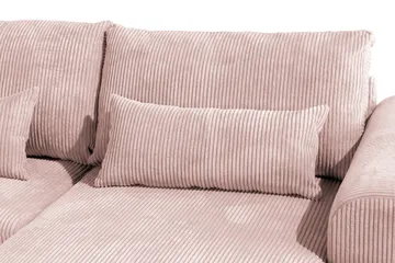 Copenhagen 5-sits Vänstervänd U-formad Soffa med Divan och Schäslong i Manchester - Rosa - Products - Möbler - Soffa - U-soffa