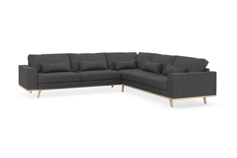 Copenhagen 6-sits L-formad Hörnsoffa i Manchester - Mörkgrå - Products - Möbler - Soffa - Hörnsoffa