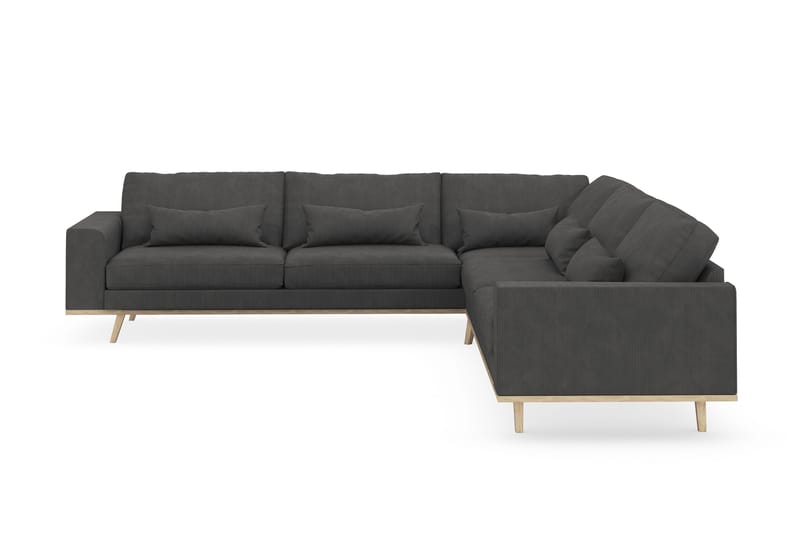 Copenhagen 6-sits L-formad Hörnsoffa i Manchester - Mörkgrå - Products - Möbler - Soffa - Hörnsoffa