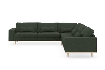 Copenhagen 6-sits L-formad Hörnsoffa i Manchester - Mörkgrön - Products - Möbler - Soffa - Hörnsoffa