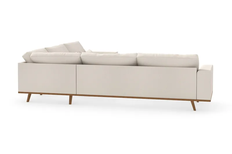 Copenhagen 6-sits L-formad Hörnsoffa i Tyg - Beige - Products - Möbler - Soffa - Hörnsoffa