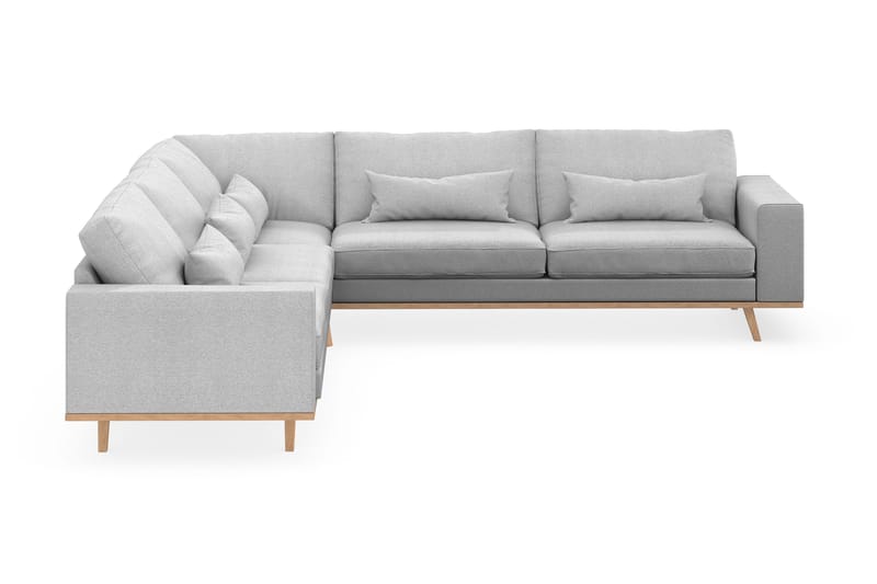 Copenhagen 6-sits L-formad Hörnsoffa i Tyg - Ljusgrå - Products - Möbler - Soffa - Hörnsoffa