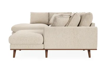 Copenhagen Premium 5-sits Vänstervänd U-formad Djup Soffa med Divan och Schäslong i Chenille - Beige - Products - Möbler - Soffa - U-soffa