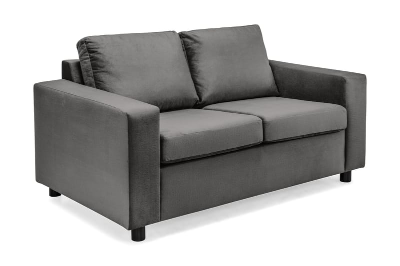 Crazy 2-sits Sammetssoffa - Mörkgrå - Products - Möbler - Soffa - 2 sits soffa