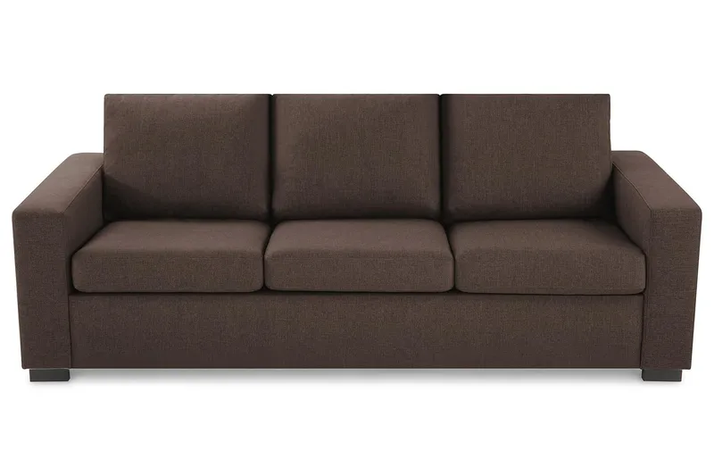 Crazy 3-sits Tygsoffa - Brun - Products - Möbler - Soffa - 3 sits soffa