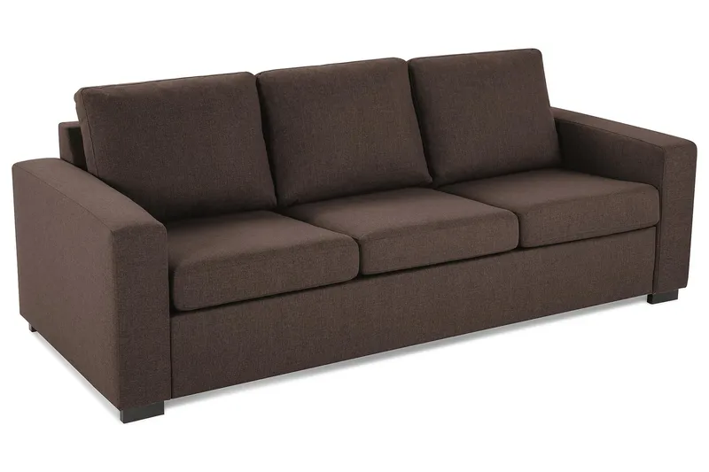 Crazy 3-sits Tygsoffa - Brun - Products - Möbler - Soffa - 3 sits soffa
