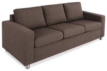Crazy 3-sits Tygsoffa - Brun - Products - Möbler - Soffa - 3 sits soffa