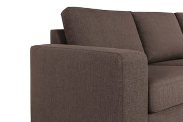 Crazy 3-sits Tygsoffa - Brun - Products - Möbler - Soffa - 3 sits soffa