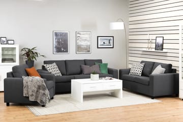 Crazy 3-sits Tygsoffa - Mörkgrå - Products - Möbler - Soffa - 3 sits soffa