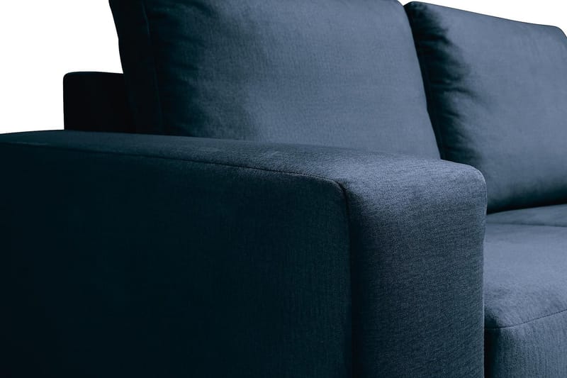 Crazy 4-sits Högervänd U-formad Large Soffa med Divan och Schäslong i Sammet - Blå - Products - Möbler - Soffa - U-soffa