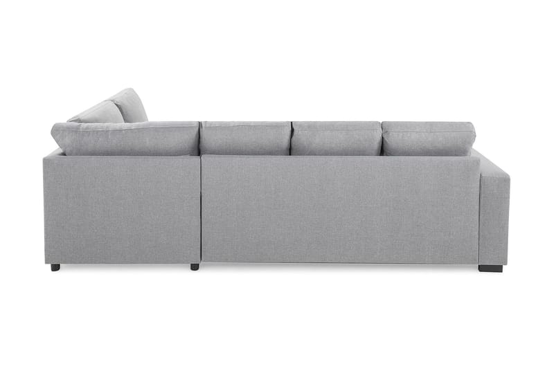 Crazy 4-sits Högervänd U-formad Large Soffa med Divan och Schäslong i Tyg - Grå - Products - Möbler - Soffa - U-soffa