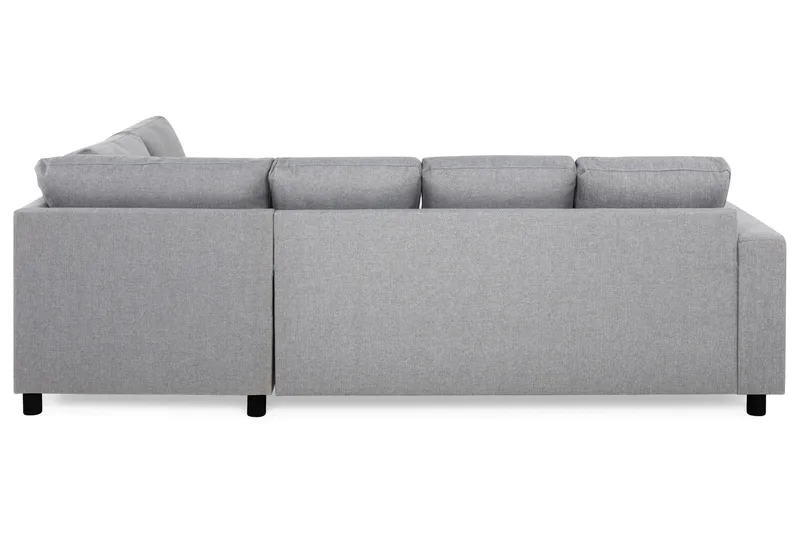 Crazy 4-sits Högervänd U-formad Large Soffa med Divan och Schäslong i Tyg - Grå - Products - Möbler - Soffa - U-soffa