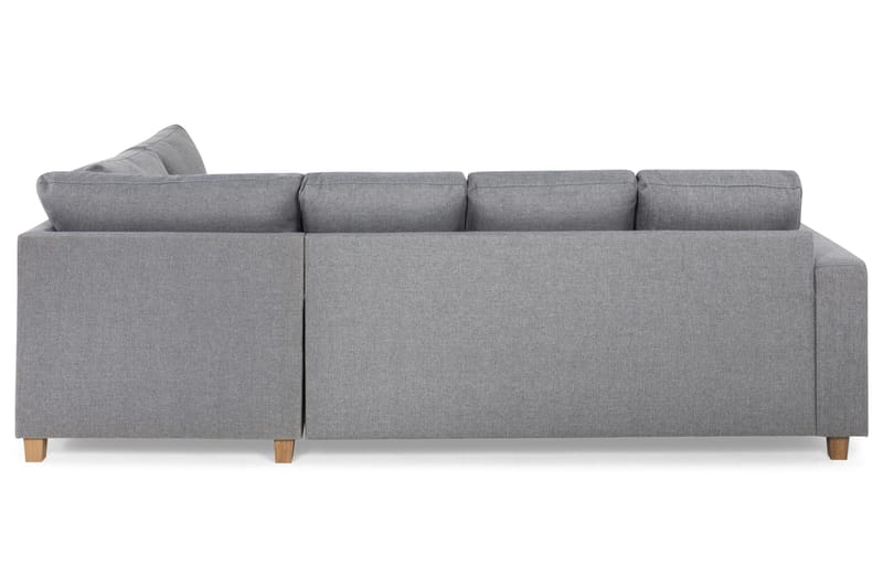 Crazy 4-sits Högervänd U-formad Large Soffa med Divan och Schäslong i Tyg - Grå - Products - Möbler - Soffa - U-soffa