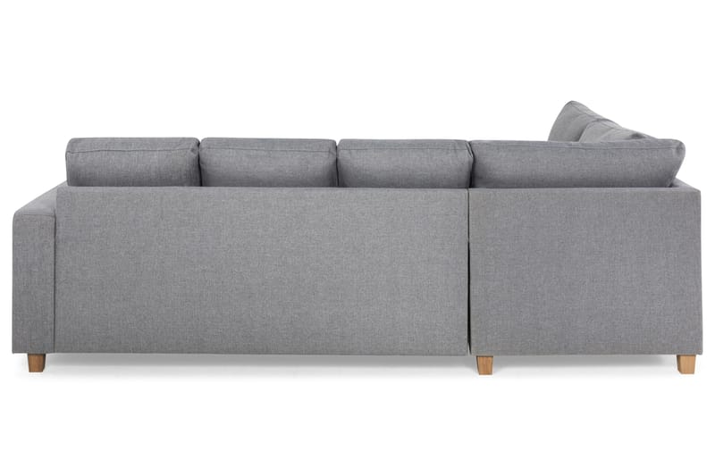 Crazy 4-sits Vänstervänd U-formad Large Soffa med Divan och Schäslong i Tyg - Grå - Products - Möbler - Soffa - U-soffa