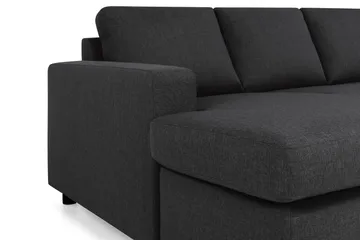 Crazy 5-sits Högervänd U-formad X-Large Soffa med Divan och Schäslong i Tyg - Antracit - Products - Möbler - Soffa - U-soffa