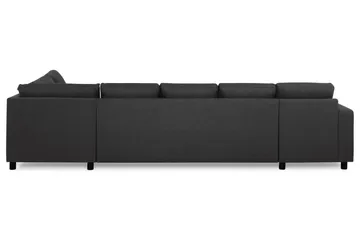 Crazy 5-sits Högervänd U-formad X-Large Soffa med Divan och Schäslong i Tyg - Antracit - Products - Möbler - Soffa - U-soffa