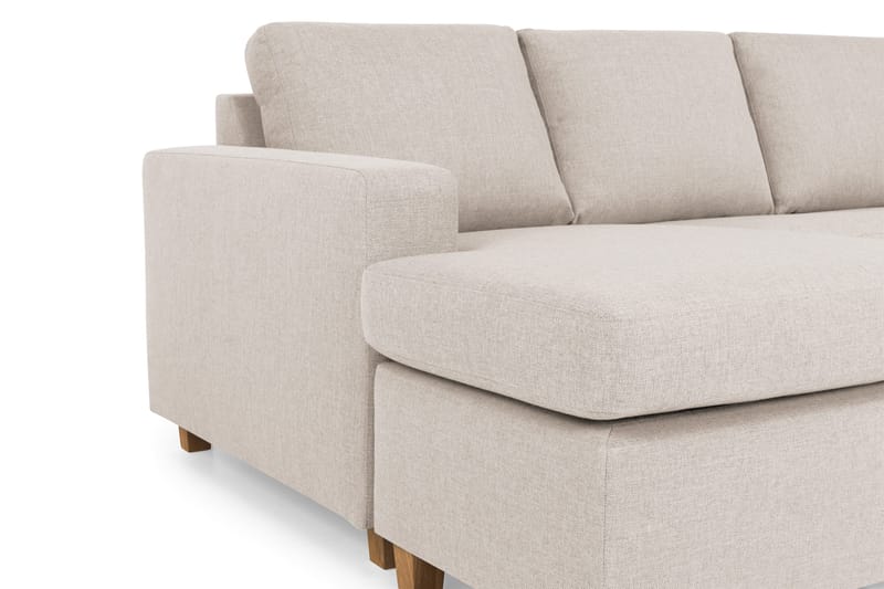 Crazy 5-sits Högervänd U-formad X-Large Soffa med Divan och Schäslong i Tyg - Beige - Products - Möbler - Soffa - U-soffa