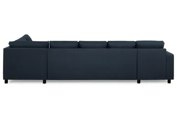 Crazy 5-sits Högervänd U-formad X-Large Soffa med Divan och Schäslong i Tyg - Blå - Products - Möbler - Soffa - U-soffa