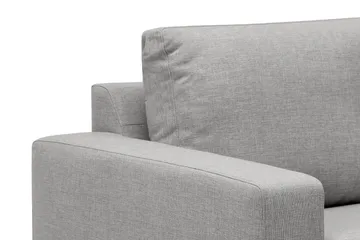 Crazy 5-sits Högervänd U-formad X-Large Soffa med Divan och Schäslong i Tyg - Grå - Products - Möbler - Soffa - U-soffa