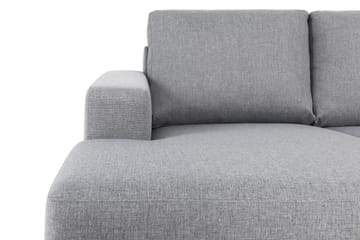 Crazy 5-sits Högervänd U-formad X-Large Soffa med Divan och Schäslong i Tyg - Grå - Products - Möbler - Soffa - U-soffa