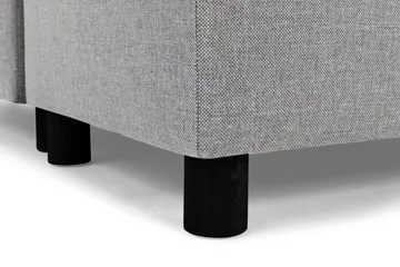 Crazy 5-sits Högervänd U-formad X-Large Soffa med Divan och Schäslong i Tyg - Grå - Products - Möbler - Soffa - U-soffa