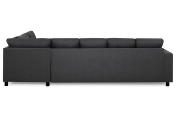 Crazy 5-sits Högervänd U-formad X-Large Soffa med Divan och Schäslong i Tyg - Mörkgrå - Products - Möbler - Soffa - U-soffa