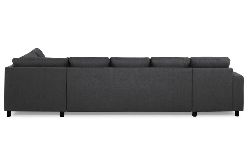 Crazy 5-sits Högervänd U-formad X-Large Soffa med Divan och Schäslong i Tyg - Mörkgrå - Products - Möbler - Soffa - U-soffa
