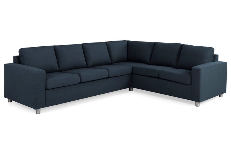 Crazy 5-sits Vändbar L-formad Large Hörnsoffa i Tyg - Blå - Products - Möbler - Soffa - Hörnsoffa