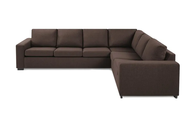 Crazy 5-sits Vändbar L-formad Large Hörnsoffa i Tyg - Brun - Products - Möbler - Soffa - Hörnsoffa