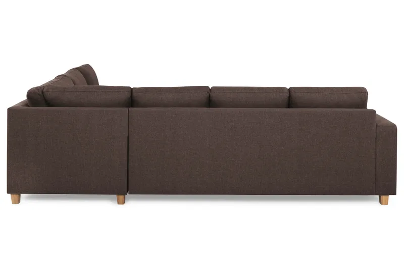 Crazy 5-sits Vändbar L-formad Large Hörnsoffa i Tyg - Brun - Products - Möbler - Soffa - Hörnsoffa