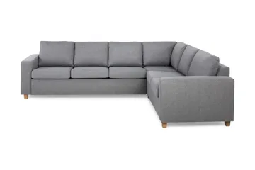 Crazy 5-sits Vändbar L-formad Large Hörnsoffa i Tyg - Grå - Products - Möbler - Soffa - Hörnsoffa