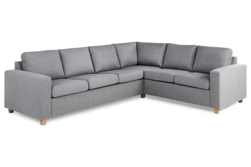 Crazy 5-sits Vändbar L-formad Large Hörnsoffa i Tyg - Grå - Products - Möbler - Soffa - Hörnsoffa